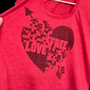 Vans Free Love Heart T-Shirt Womens